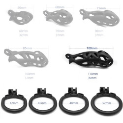 Generique Cage de chasteté Solid Cobra 10 x 4cm